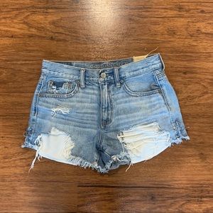 American eagle vintage hi rise jean shorts